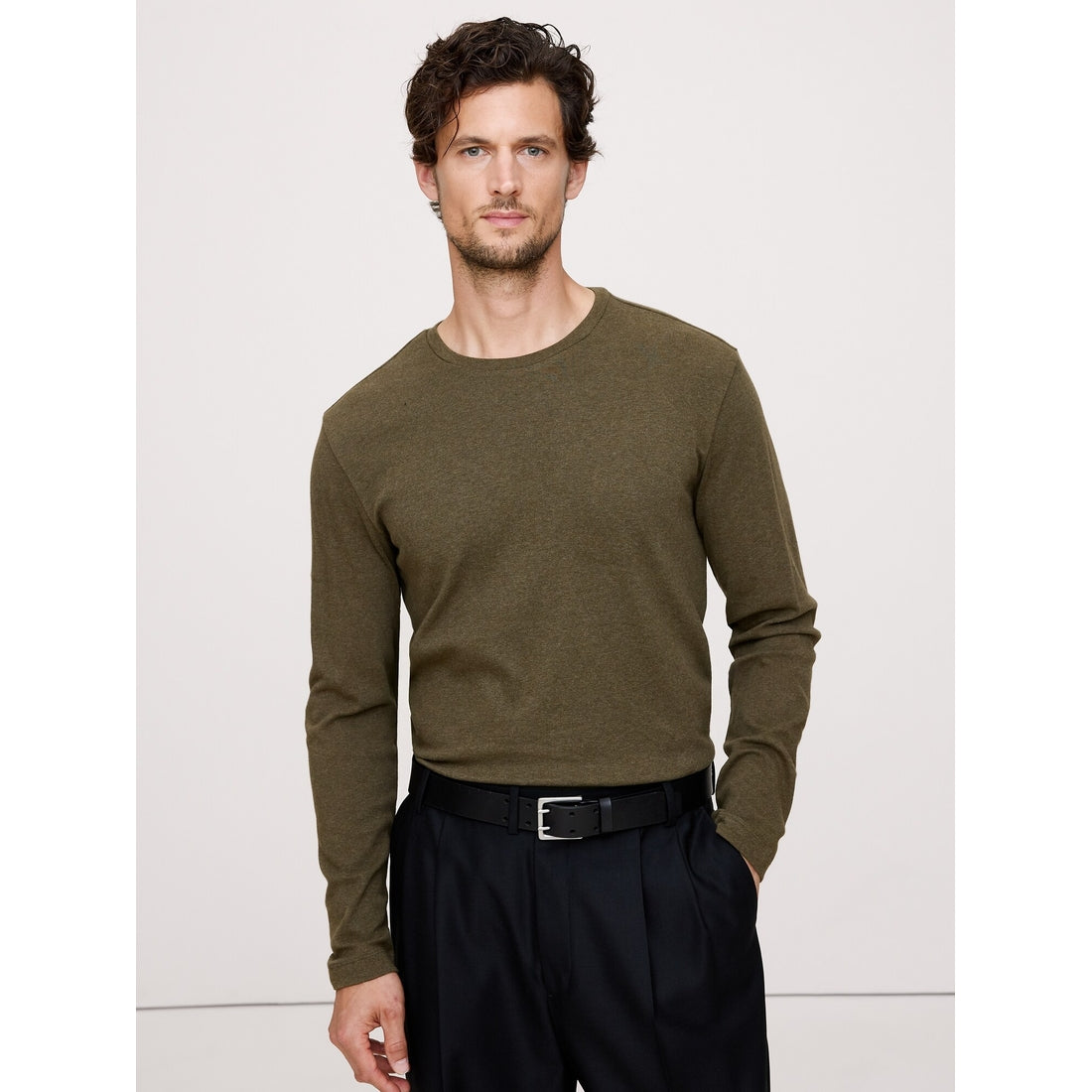 Men's Luxury-Touch Long-Sleeve T-Shirt