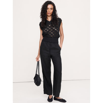 Women's The Getaway Straight-Leg Pull-On Pant In Linen