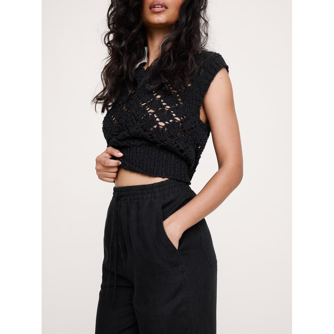 Women's The Getaway Straight-Leg Pull-On Pant In Linen