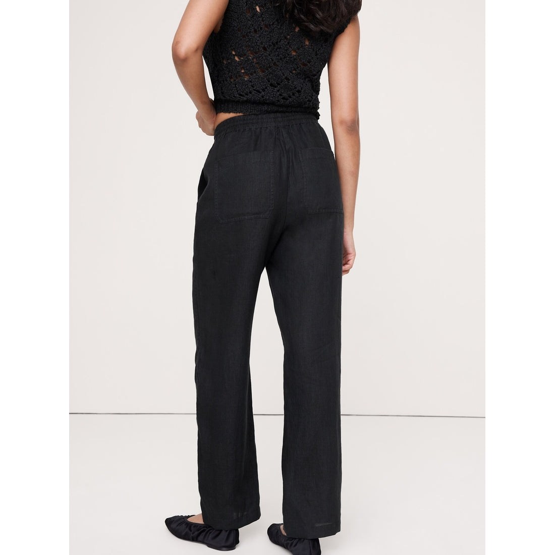 Women's The Getaway Straight-Leg Pull-On Pant In Linen
