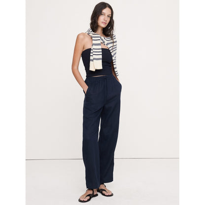 Women's The Getaway Straight-Leg Pull-On Pant In Linen
