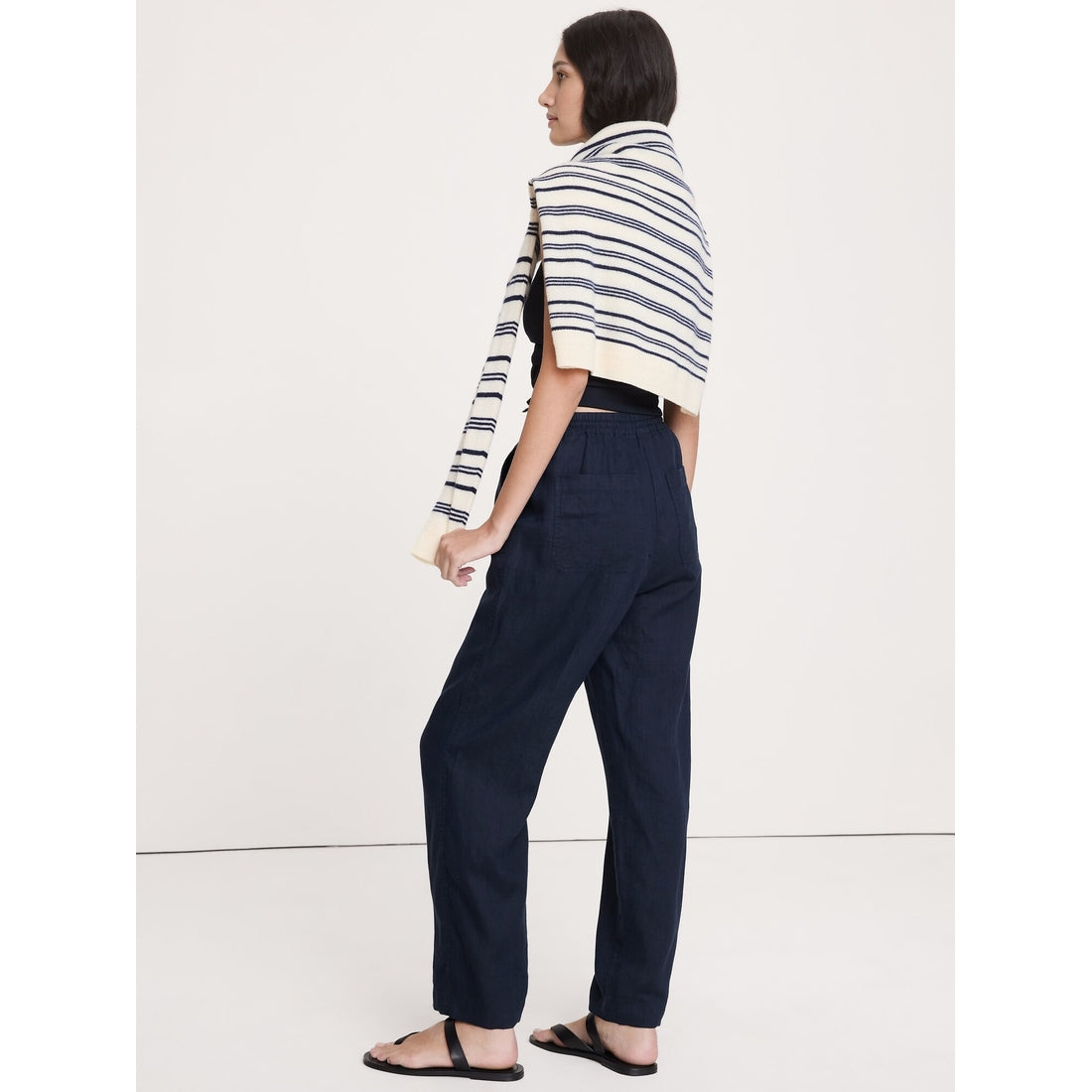 Women's The Getaway Straight-Leg Pull-On Pant In Linen