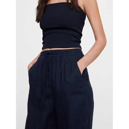 Women's The Getaway Straight-Leg Pull-On Pant In Linen