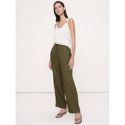 Women's The Getaway Straight-Leg Pull-On Pant In Linen