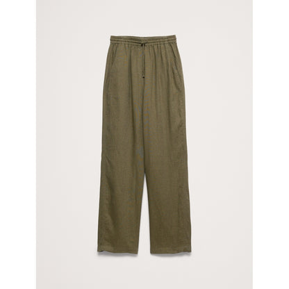 Women's The Getaway Straight-Leg Pull-On Pant In Linen