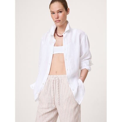 Women's The Getaway Straight-Leg Pull-On Pant In Linen