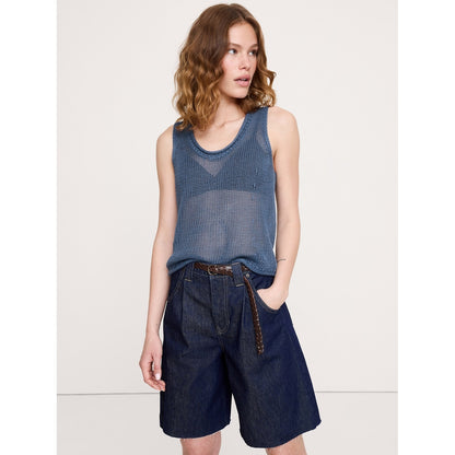 Women's Heirloom Linen Sweater Tank