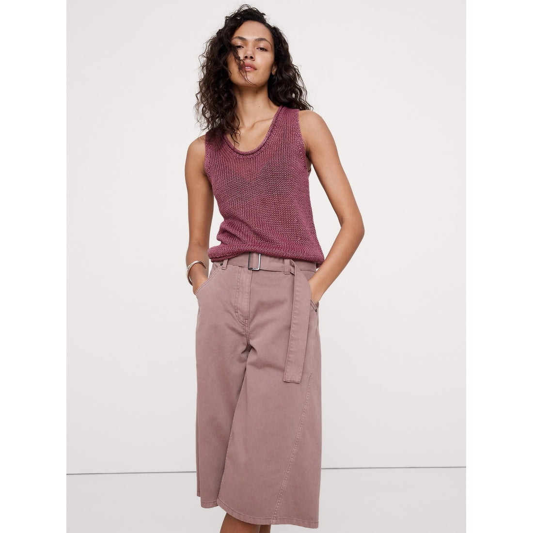 Women's Heirloom Linen Sweater Tank