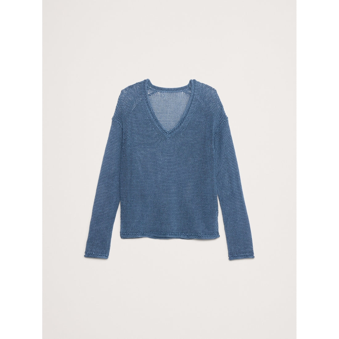 Women's Heirloom Linen V-Neck Sweater