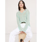 Women's Heirloom Linen V-Neck Sweater