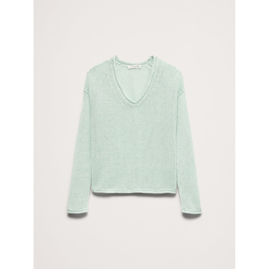 Women's Heirloom Linen V-Neck Sweater