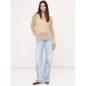 Women's Heirloom Linen V-Neck Sweater