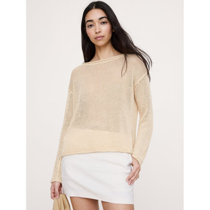 Women's Heirloom Linen Boatneck Sweater