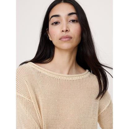 Women's Heirloom Linen Boatneck Sweater