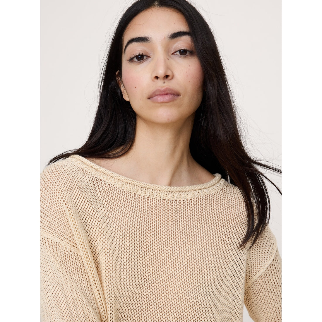 Women's Heirloom Linen Boatneck Sweater