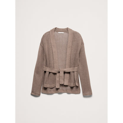 Women's Heirloom Linen Wrap Cardigan