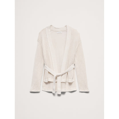 Women's Heirloom Linen Wrap Cardigan