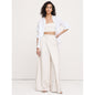 Women's Viscose-Linen Palazzo Pant