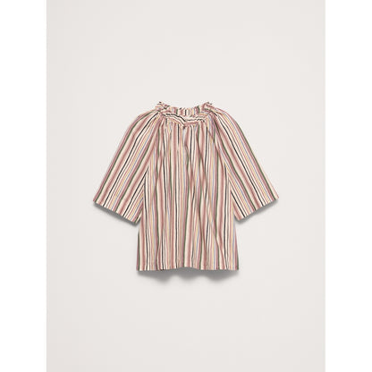 Women's Cotton Poplin Split-Neck Top