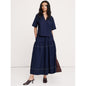 Women's Cotton Poplin Split-Neck Top