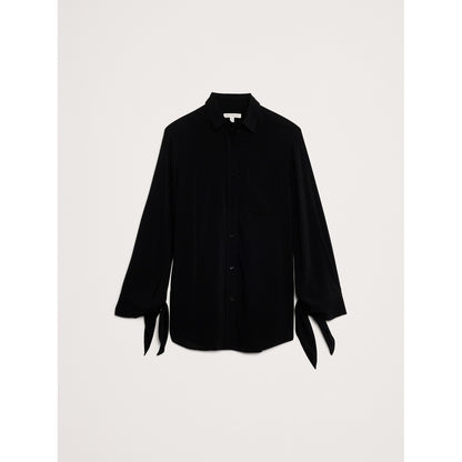 Women's Georgette Tie-Cuff Shirt
