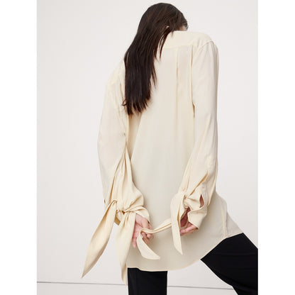 Women's Georgette Tie-Cuff Shirt