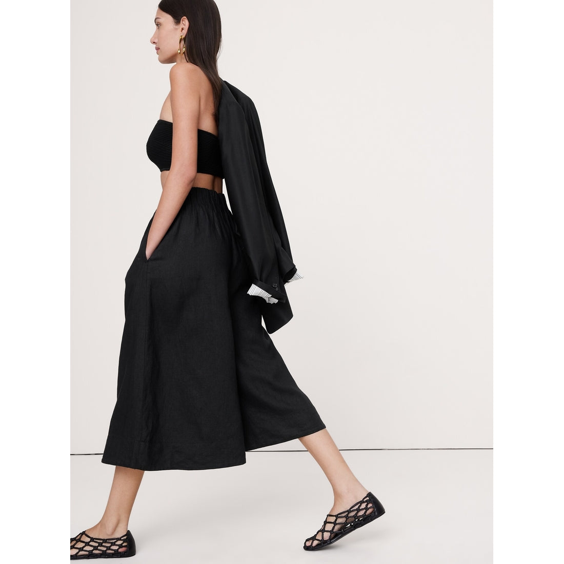 Women's Linen Culotte