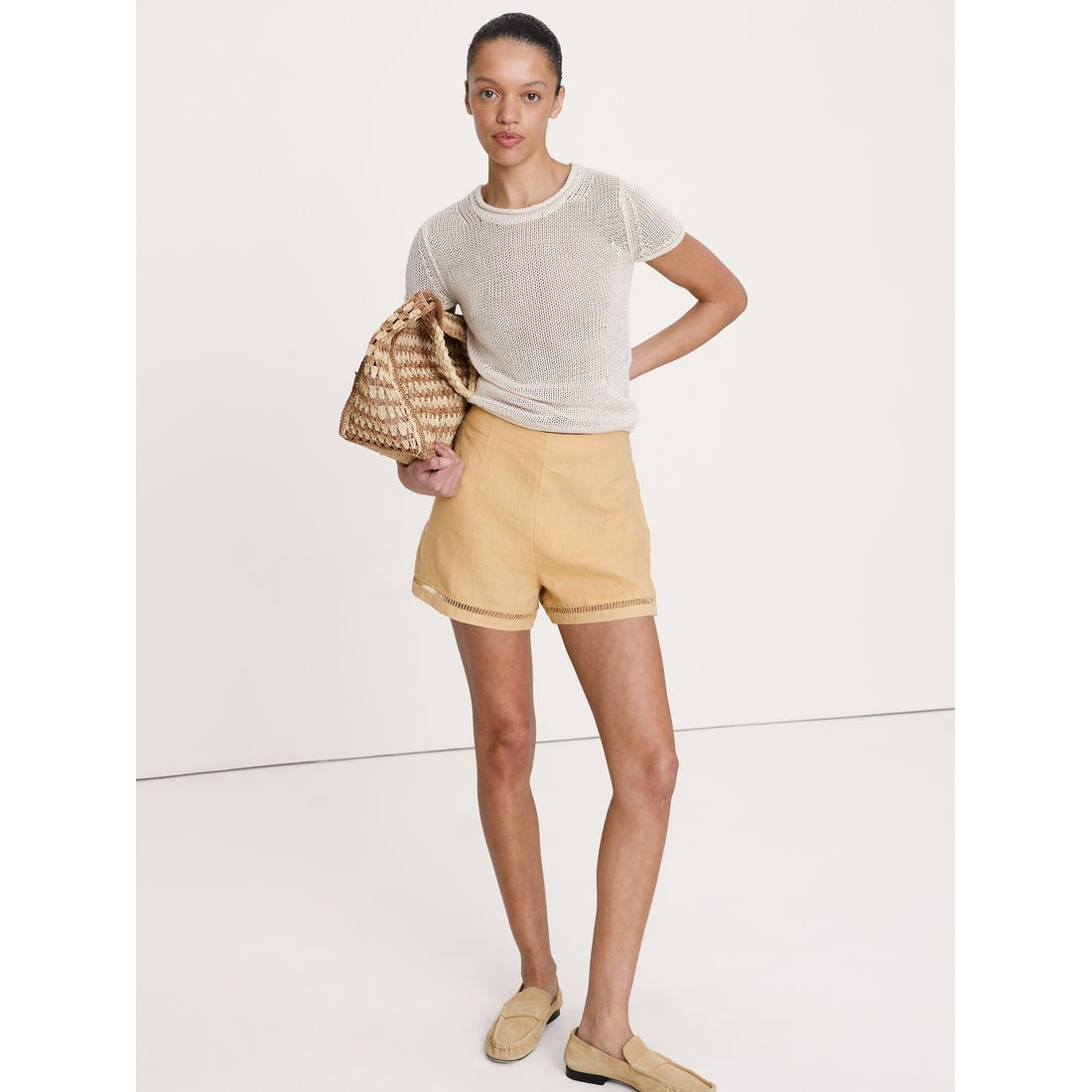 Women's High-Rise 3" Linen Short