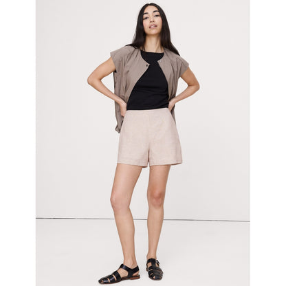 Women's High-Rise 3" Linen Short
