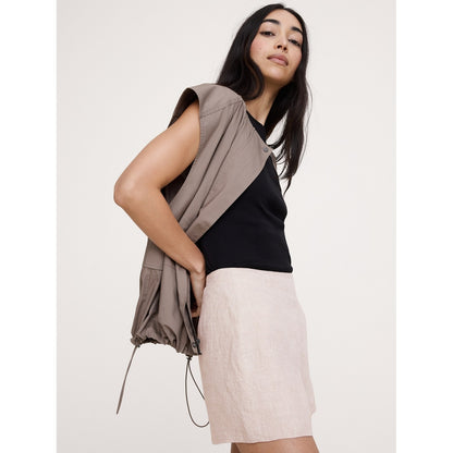 Women's High-Rise 3" Linen Short