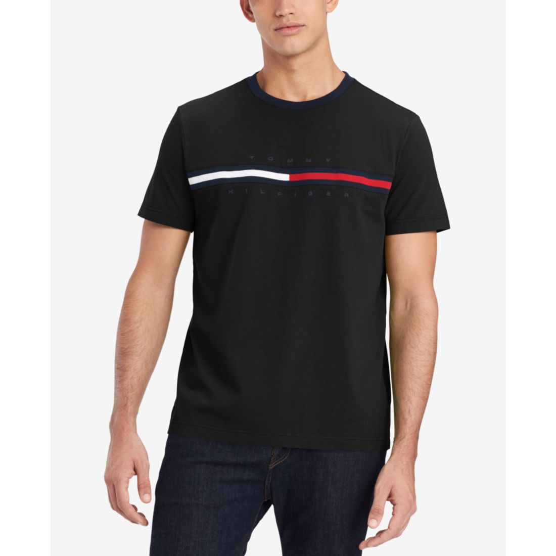 Tommy Hilfiger Men's Tino Logo Short Sleeve T-Shirt