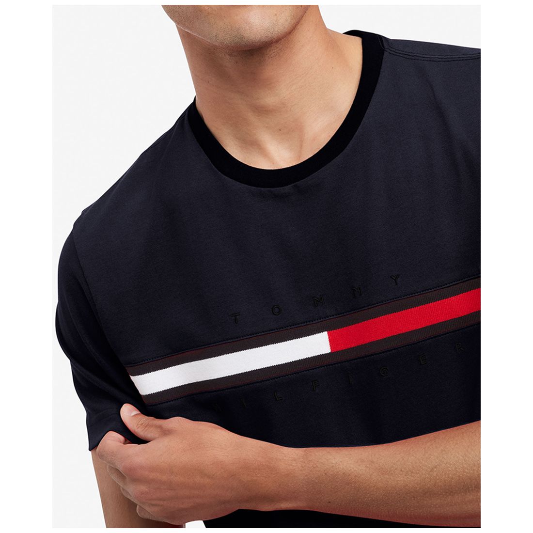 Tommy Hilfiger Men's Tino Logo Short Sleeve T-Shirt