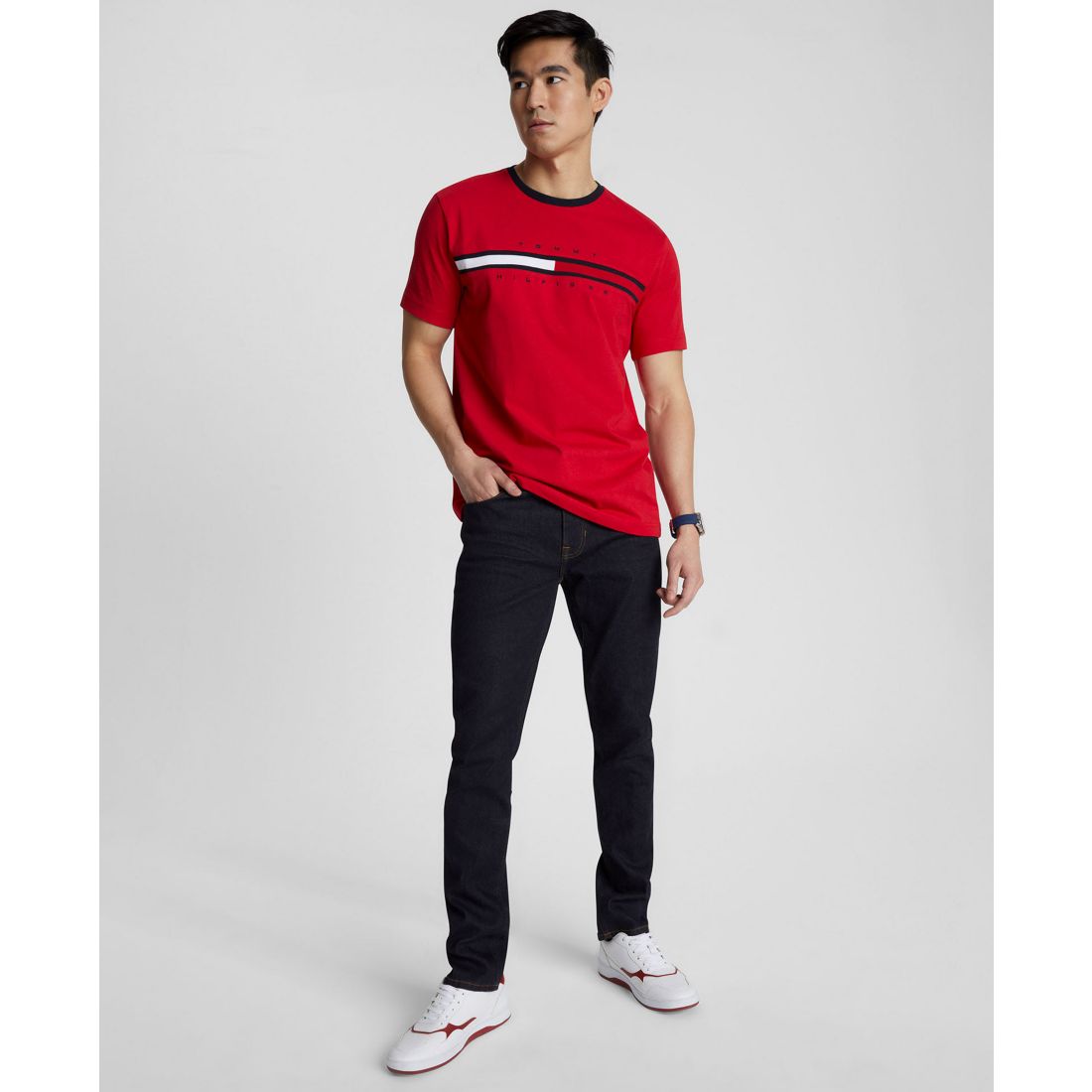 Tommy Hilfiger Men's Tino Logo Short Sleeve T-Shirt