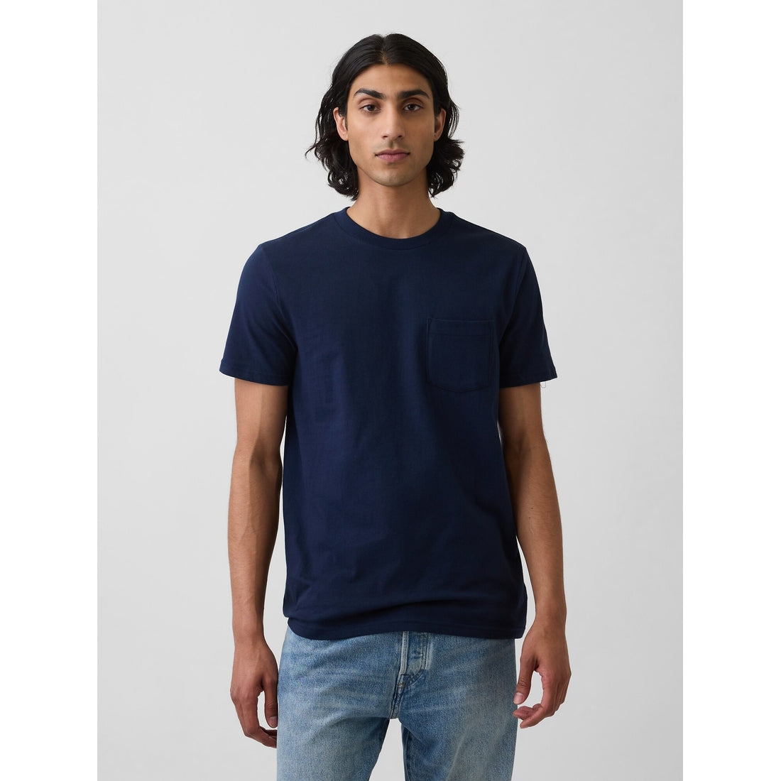 Men's Adult Organic Cotton Pocket T-Shirt