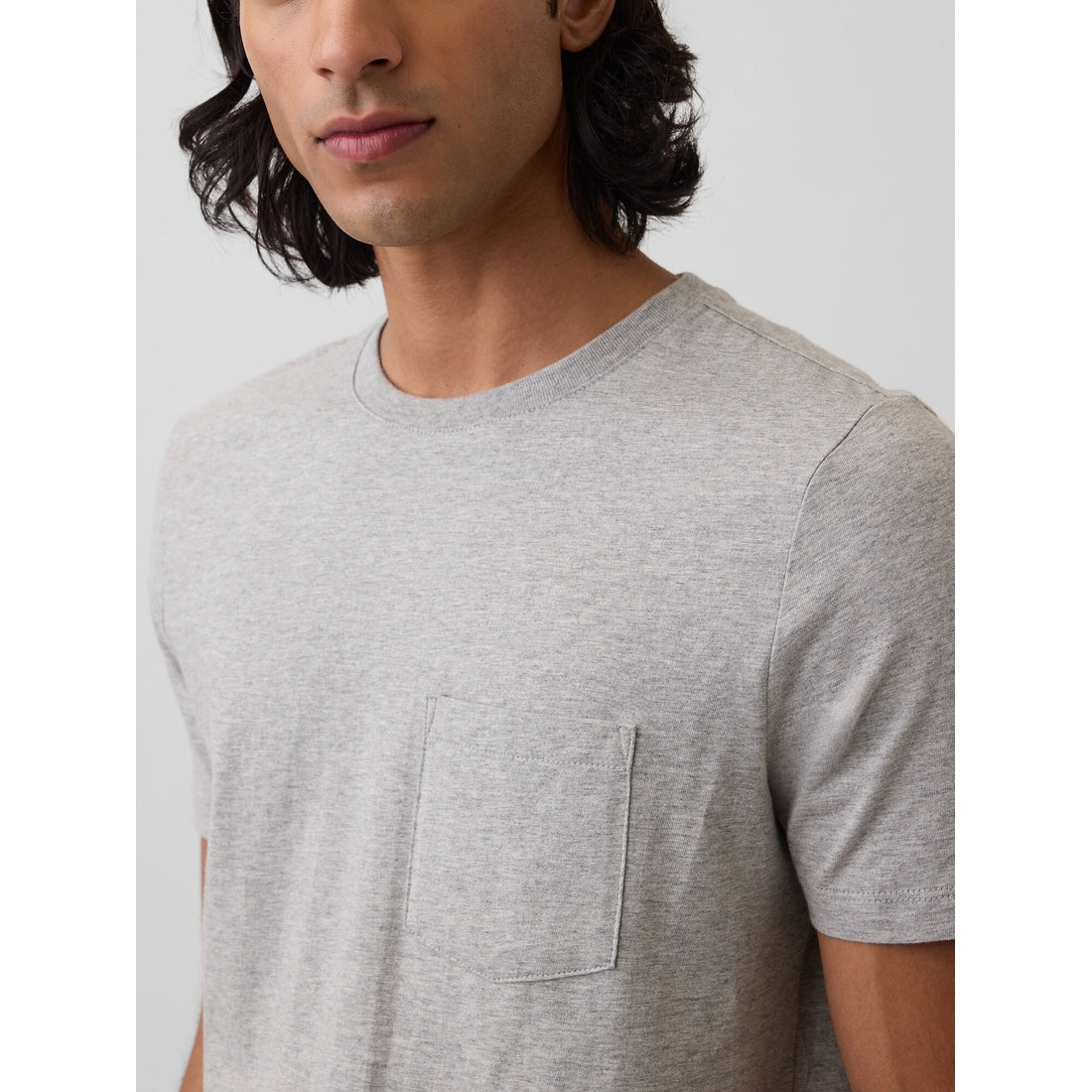 Men's Adult Organic Cotton Pocket T-Shirt
