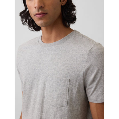 Men's Adult Organic Cotton Pocket T-Shirt