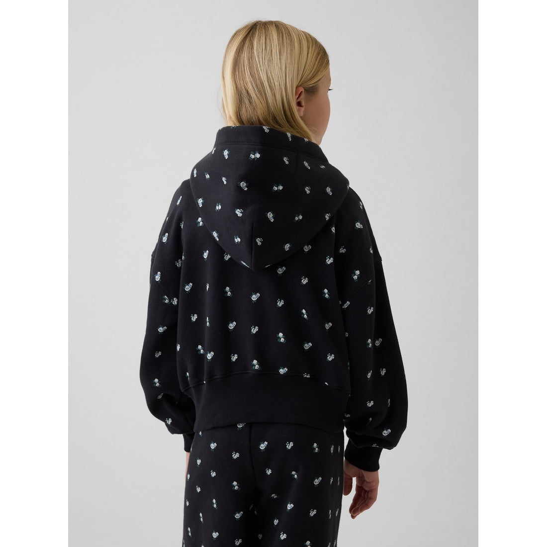 Girls' Vintagesoft Oversized Logo Zip Hoodie