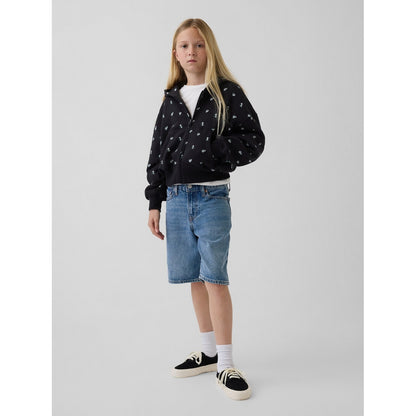 Girls' Vintagesoft Oversized Logo Zip Hoodie