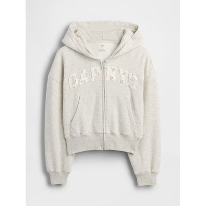 Girls' Vintagesoft Oversized Logo Zip Hoodie