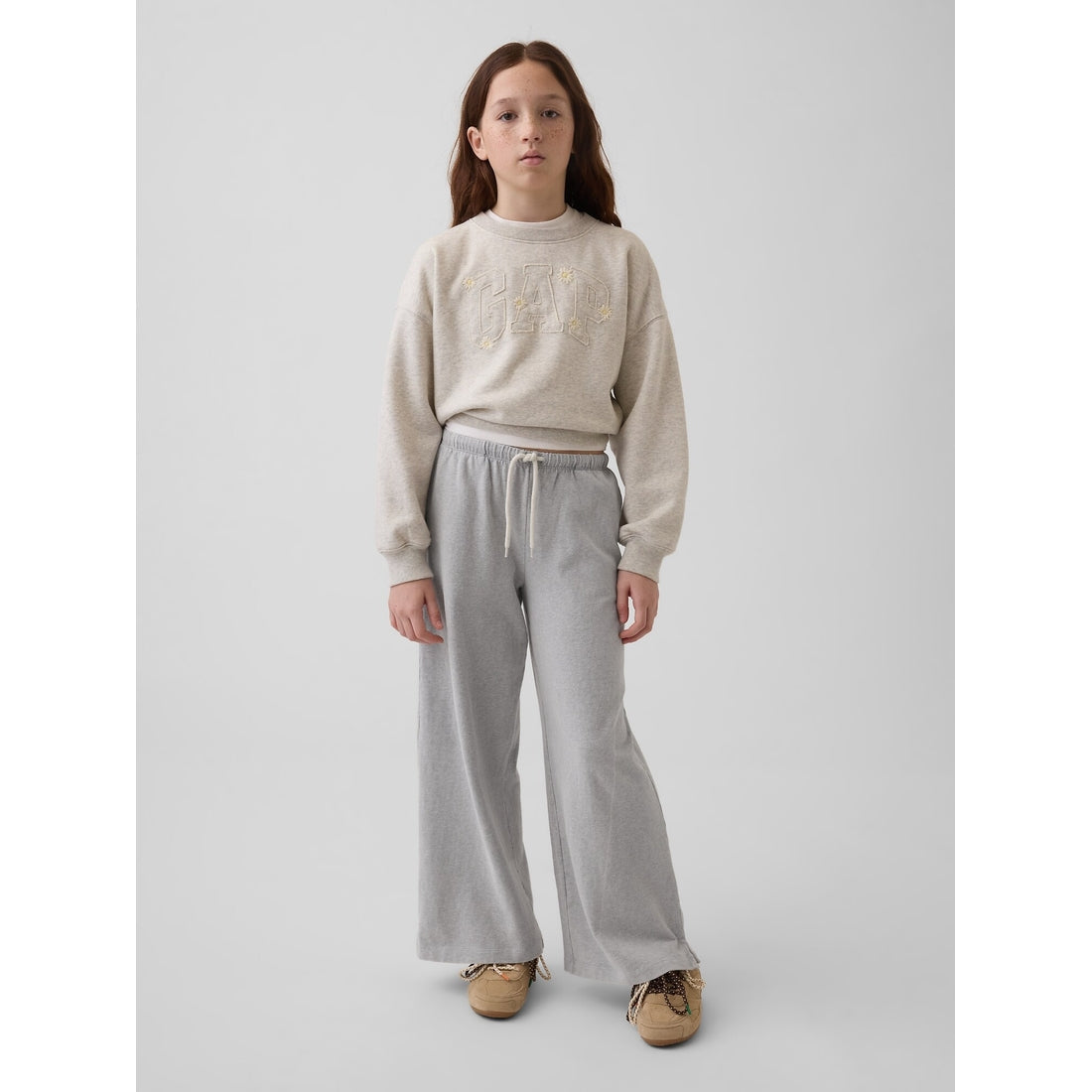 Girls' Relaxed Wide-Leg Pants