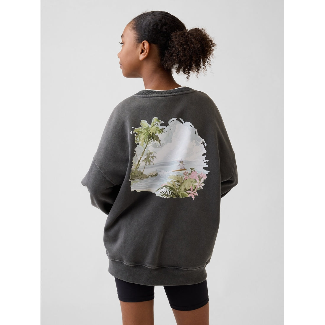 Girls' × Disney Vintagesoft Oversized Sweatshirt