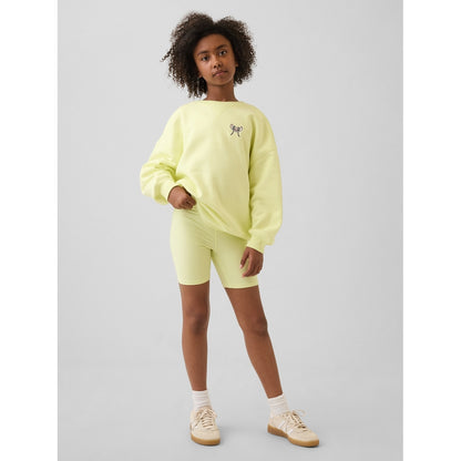 Girls' Quick-Dry Rib Bike Shorts