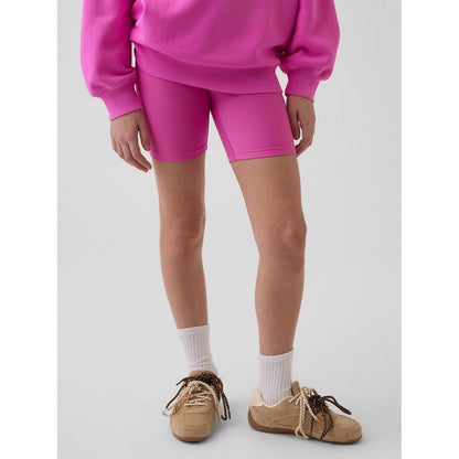 Girls' Quick-Dry Rib Bike Shorts