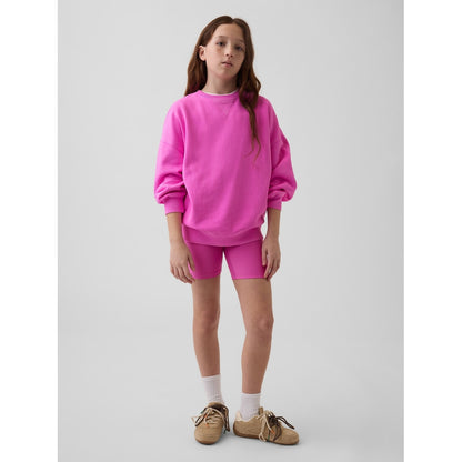 Girls' Quick-Dry Rib Bike Shorts