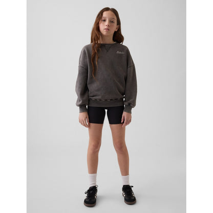 Girls' Quick-Dry Rib Bike Shorts
