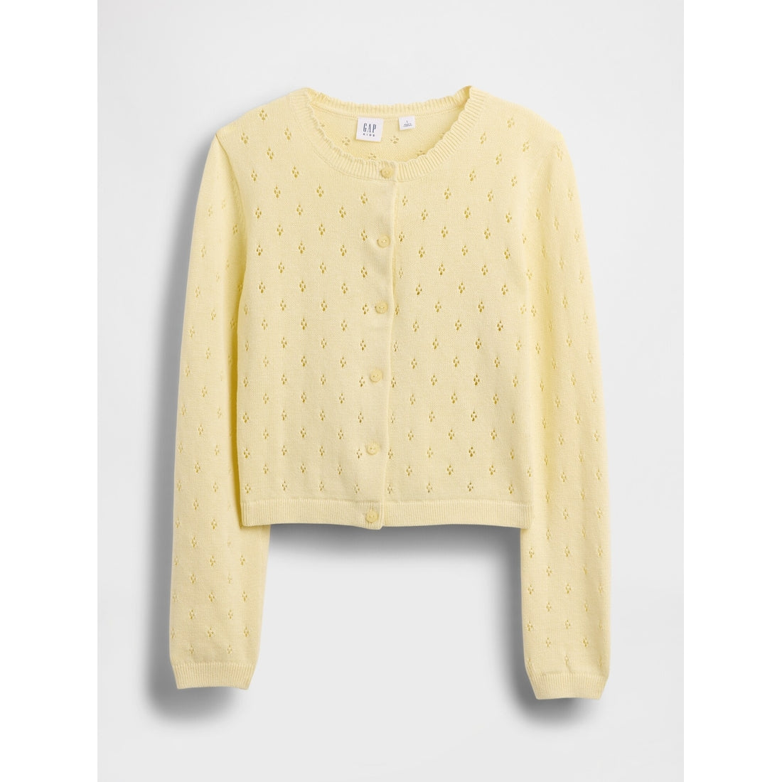 Girls' Pointelle Cardigan Sweater