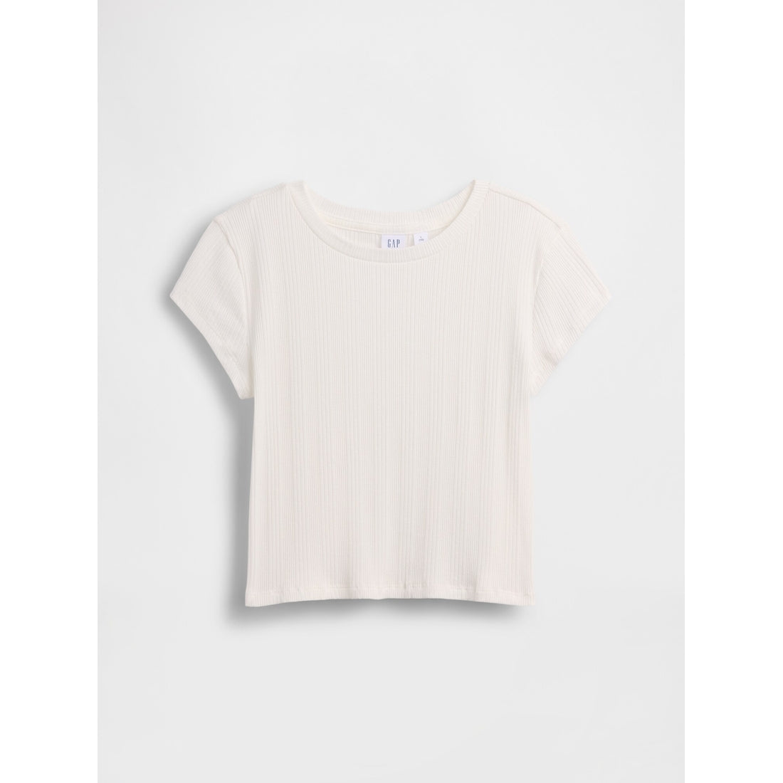 Girls' Variegated Rib Fitted T-Shirt