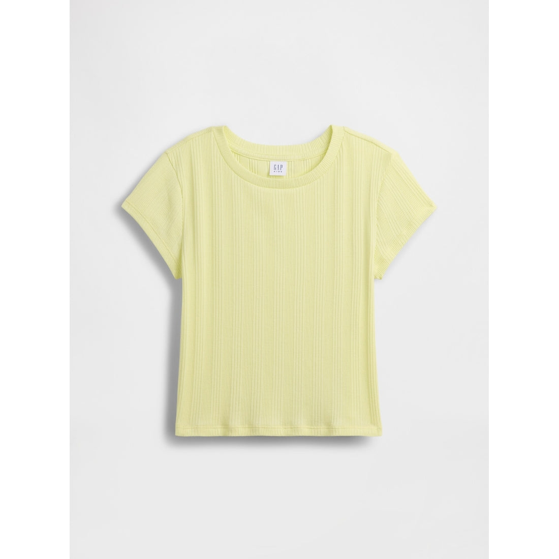 Girls' Variegated Rib Fitted T-Shirt