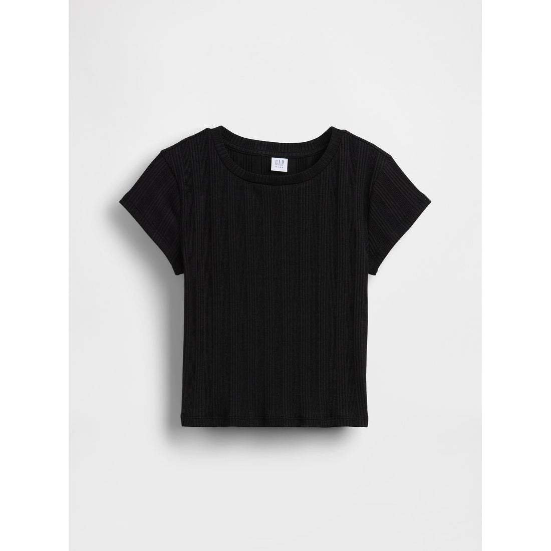 Girls' Variegated Rib Fitted T-Shirt