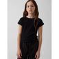Girls' Variegated Rib Fitted T-Shirt